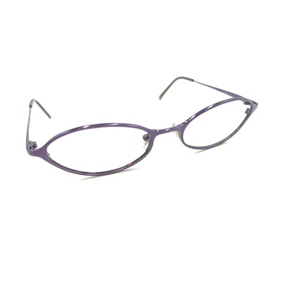 Coach Aimee 402 Titanium Purple Oval Eyeglasses Frames 51-17 135 Designer Women - Picture 1 of 12